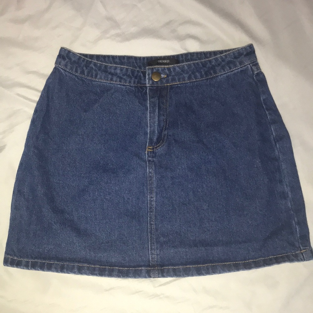 Forever 21 Jean Mini Skirt
